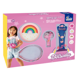 Brinquedo Kit Bolsinha Redonda Arco-íris