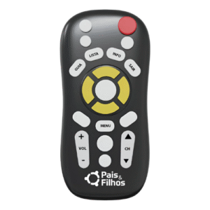 Mordedor Infantil Mini Controle Remoto Cheirinho Preto