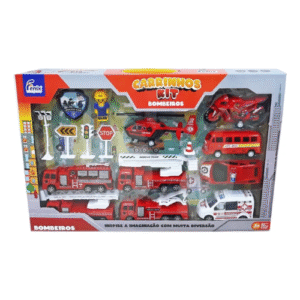 Kit Carrinhos Bombeiro Grande