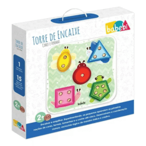 TORRE DE ENCAIXE CORES E FORMAS