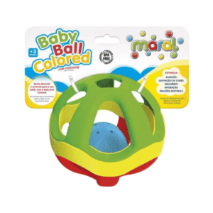 Brinquedo Didático Bola Baby Ball Colored Sortido Maral