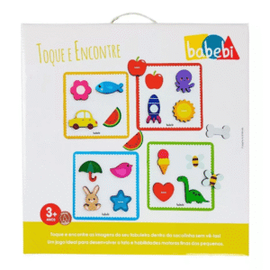 Toque E Encontre Brinquedo Educativo Pedagógico Sensorial