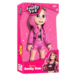 Boneca Articulada - Emilly Vick - Rosa