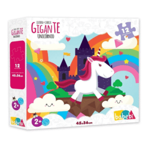 Brinquedo Quebra Cabeça Gigante Unicórnio Babebi
