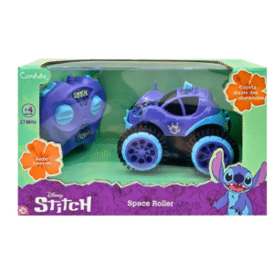 Carrinho De Controle Remoto Disney Stitch Space Roller Azul