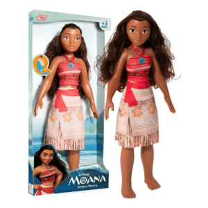 Boneca Moana Com Colar 55cm