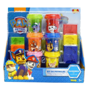 Kit 6 Potes de Massinha de Modelar da Patrulha Canina