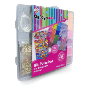 Kit Pulseiras Da Amizade Multikids My Style M Rainbow