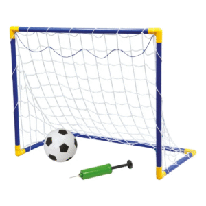 Kit Trave De Futebol Infantil Mini Golzinho Com Bola E Bomba