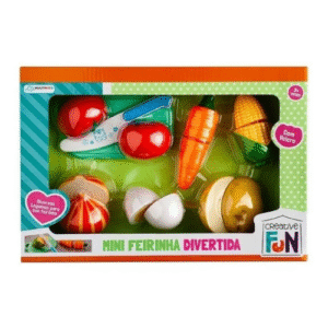 Creative Fun Mini Feirinha Divertida 6 Legumes Com Velcro