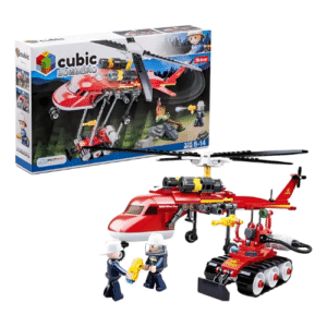 Blocos De Montar Helicóptero Combate Incêndio 325 Pcs