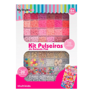 Kit Pulseiras Da Amizade Pink My Style
