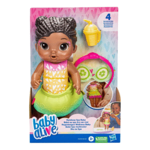Boneca Baby Alive Dia No Spá Negra
