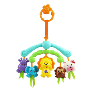 Chocalho Mobile Divertido Zoológico BBR Brinquedo Berço Carrinho