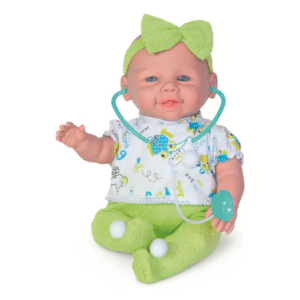 Boneca Baby Reborn Primeira Consulta com Acessórios Médicos