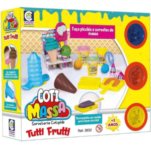 Massinha Modelar Coti Massa Cheiro Tutti Frutti Sorveteria