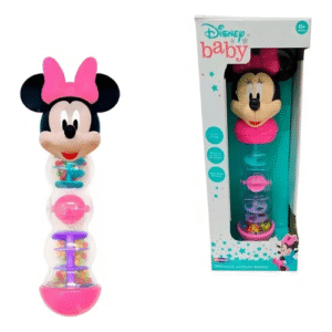 Chocalho Agitado Minnie Para Bebês Disney Baby - Yes Toys