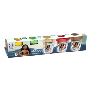 Kit De Massinhas Moana Com 5 Potes De 50g Cotiplas
