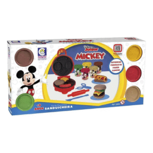 Sanduicheira Do Mickey Com Massinha Disney Cotiplas
