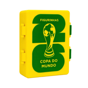 Porta Figurinha Copa do Mundo 2026 Com Divisoria Fixa Organizador Para Album e Coleção
