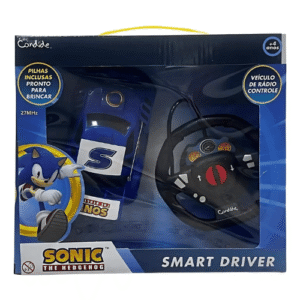 Carrinho Sonic Smart Driver Candide 3 Funções + Pilhas
