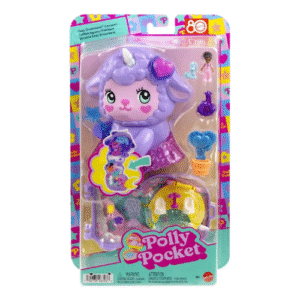Polly Pocket World Maleta Animaizinhos Ovelha Compacto