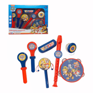 Kit Musical Infantil Com 7 Instrumentos Paw Patrol