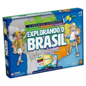 Jogo Explorando O Brasil E Seus Vizinhos 01658 - Grow