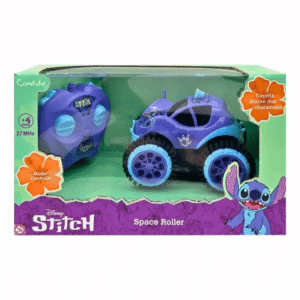 Carrinho De Controle Remoto Disney Stitch Space Roller Multicolorido Stitch