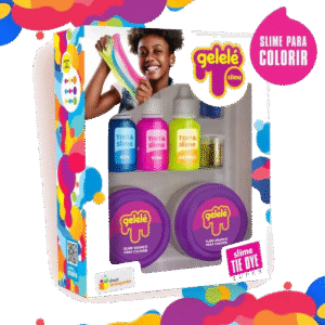 Slime Tie Dye Super Gelele Crie Seu Slime