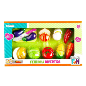 Creative Fun Feirinha Divertida 8 Legumes C Velcro Multikids