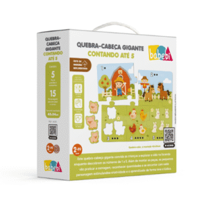 Quebra-Cabeça Gigante Contando Até 5