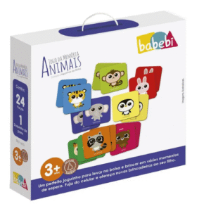 Jogo Da Memória Animais Joguinhos De Bolsa Babebi