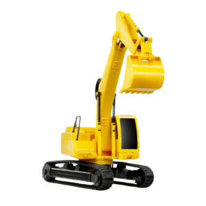 Trator Escavadeira Workers 33 Cm Roma Brinquedos